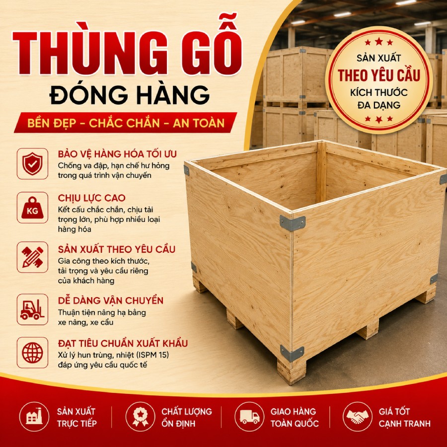 Thùng gỗ